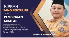 Deni Purwanto, S.Ag, nominator Penyuluh Agama Islam Award Tahun 2024 Kategori Pendampingan Kelompok Rentan.