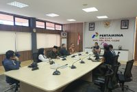 Kunjungan Komisi Informasi Provinsi Kalbar ke Kantor Cabang PT. Pertamina Kalimantan Barat. Jumat, (14/03/2025).