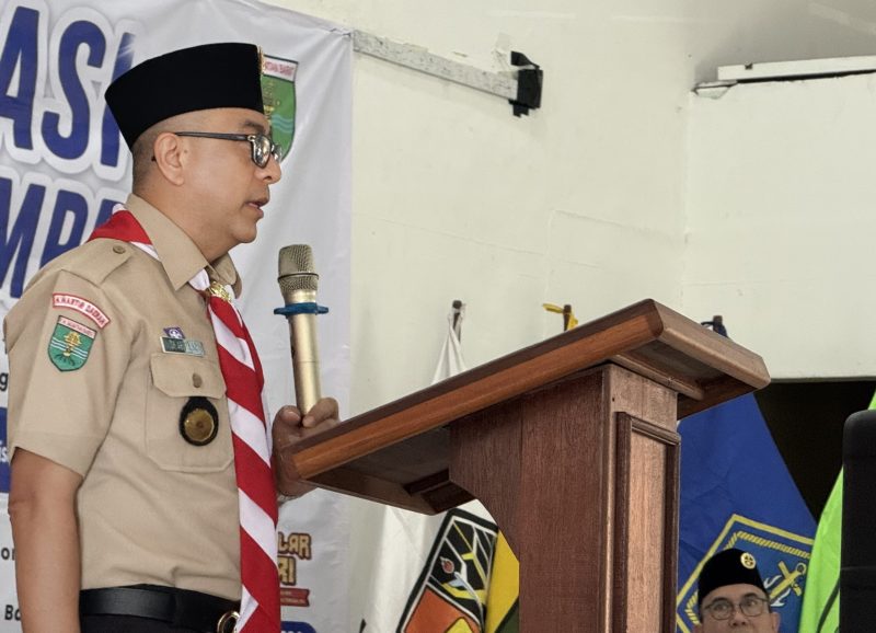 Syarief Abdullah dalam Paparan Sosialisasi 4 Pilar MPR RI Agenda ini dilaksanakan melalui kolaborasi erat dengan Gerakan Pramuka Kalimantan Barat, bertempat di aula pertemuan di Graha Pramuka, Selasa 27 April 2026