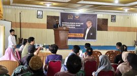 Anggota DPR RI, H. Syarief Abdullah Alkadrie, S.H., M.H., dalam pengarahannya memberikan wawasan kebangsaan yang diselenggarakan oleh Pengurus Koordinator Cabang (PKC) Pergerakan Mahasiswa Islam Indonesia (PMII) Kalimantan Barat