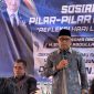 Anggota MPR RI H. Syarief Abdullah Alkadrie, S.H., M.H., dalam Sosialisasi Empat Pilar Kebangsaan di Cafe 5 CM Pontianak.