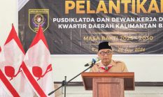 Lantik Pusdiklat dan DKD, Syarief Abdullah: Pramuka Adalah Lahan Pengabdian dan Pembentuk Karakter.