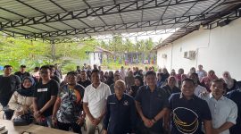 Syarief Abdullah Alkadrie, Melakukan prosesi poto bersama jajaran pengurus Korps Alumni Himpunan Mahasiswa Islam (KAHMI) Kabupaten Kayong Utara dan masyarakat.