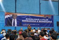 POTO : H. Syarif Abdullah Alkadrie, S.H., M.H., menggelar kegiatan Sosialisasi 4 Pilar Berbangsa dan Bernegara bersama warga masyarakat Pontianak Timur